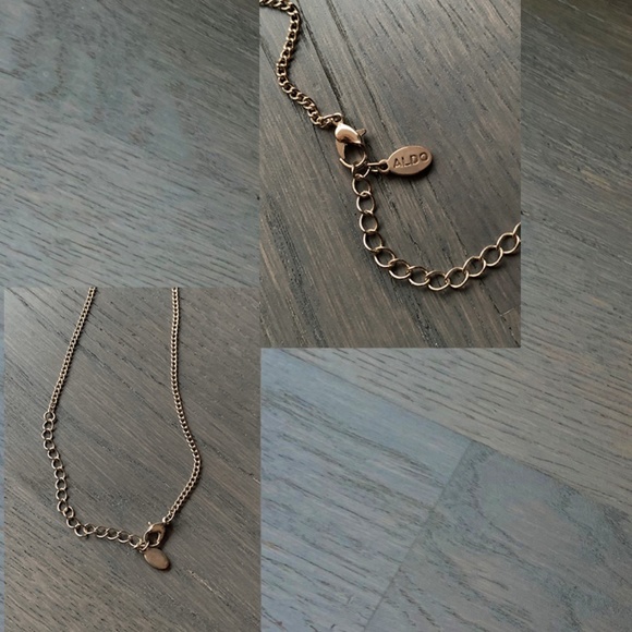 ALDO | Gold Tone Long Pendant Necklace - Picture 6 of 9